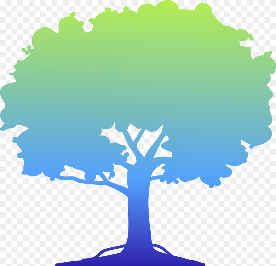 Silhouette Of A Orchard Tree, Plant, Art Png Image
