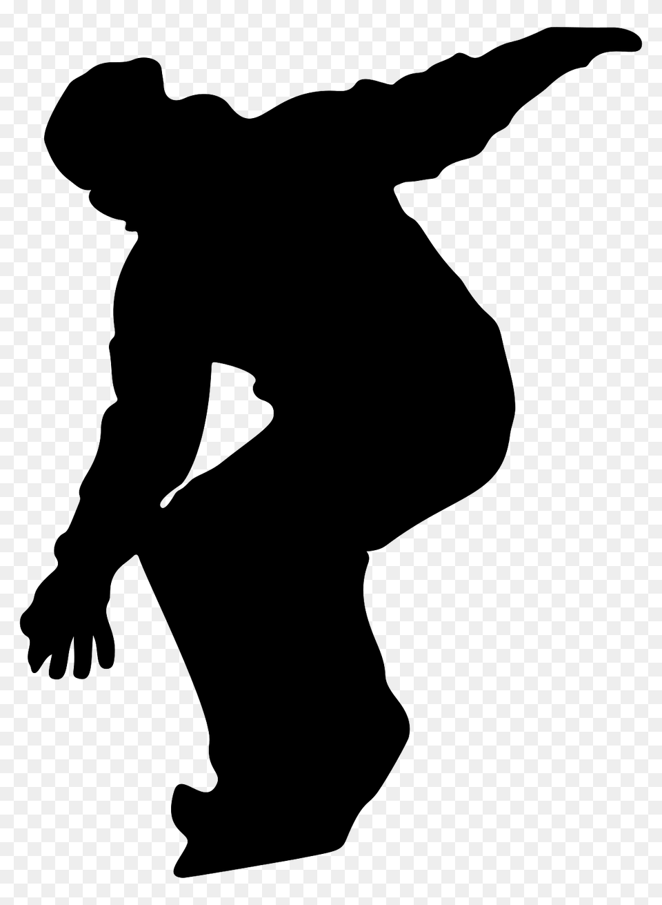 Silhouette Of A Snowboarder, Person Free Transparent Png