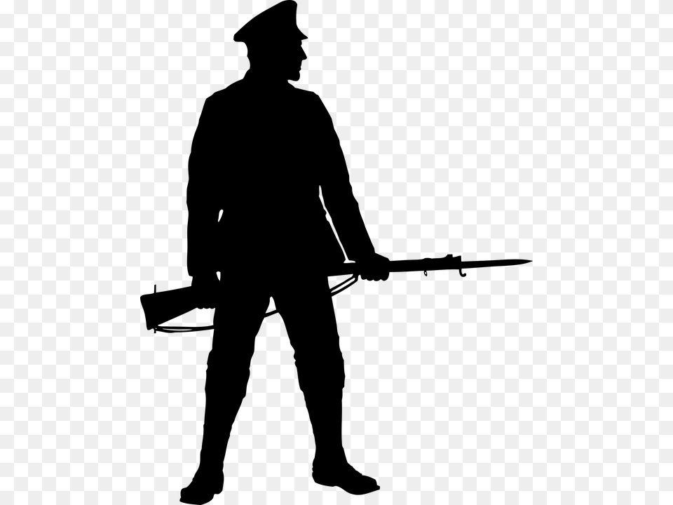 Silhouette Of A Soldier, Nature, Night, Outdoors, Lighting Png