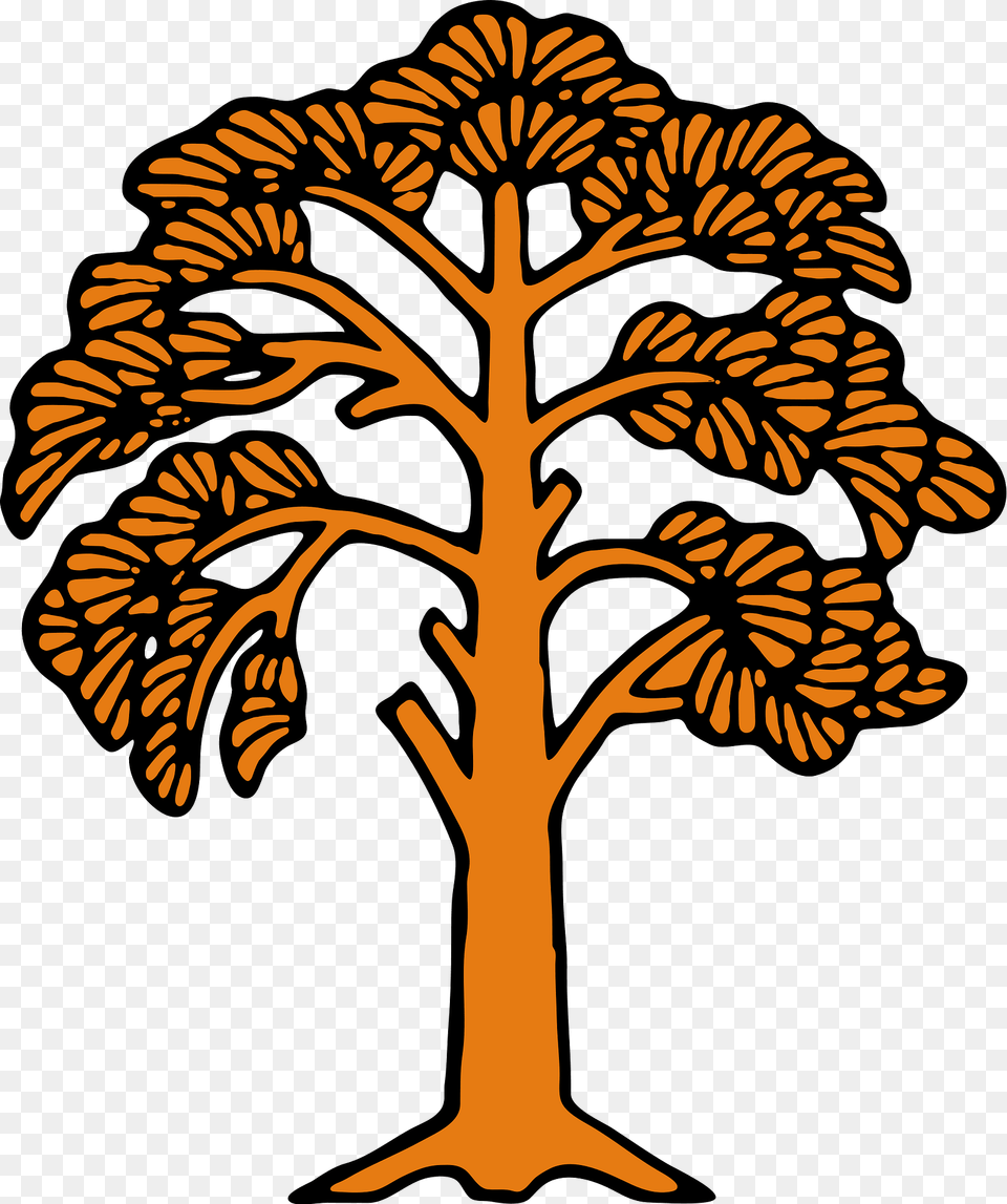 Silhouette Of A Tree Clipart, Plant, Vegetation, Art, Animal Png Image