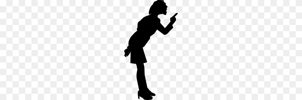 Silhouette Of An Angry Woman, Adult, Male, Man, Person Free Png Download
