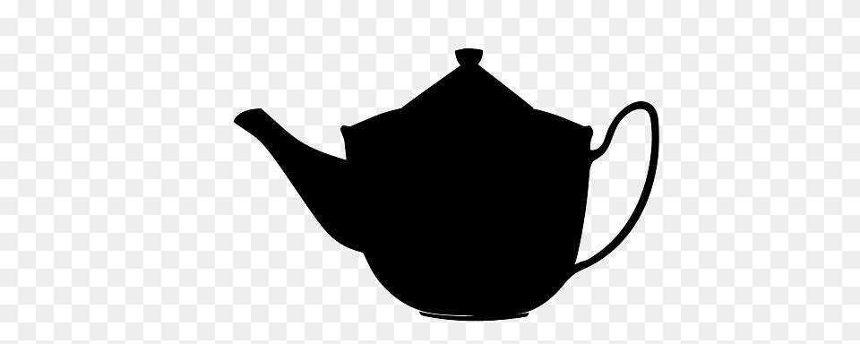 Silhouette Of An Elegant Tea Pot, Cookware, Pottery, Teapot, Smoke Pipe Png