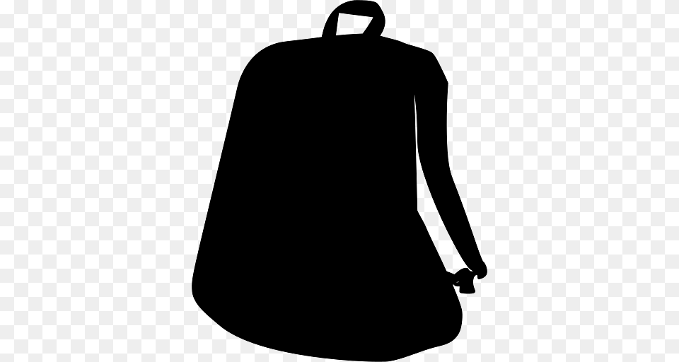 Silhouette Of Backpack, Bag Free Png