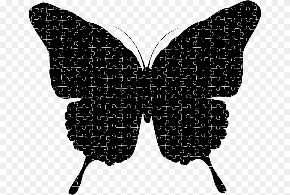 Silhouette Of Butterfly, Person, Text Free Png Download