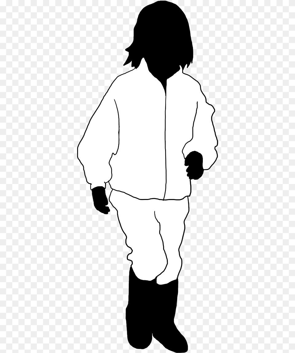 Silhouette Of Children Girl Running Silhouette, Adult, Male, Man, Person Free Transparent Png