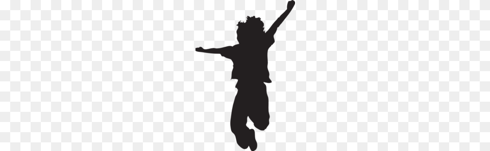 Silhouette Of Children Playing Jumping Child Silhouette, Dancing, Leisure Activities, Person Free Transparent Png