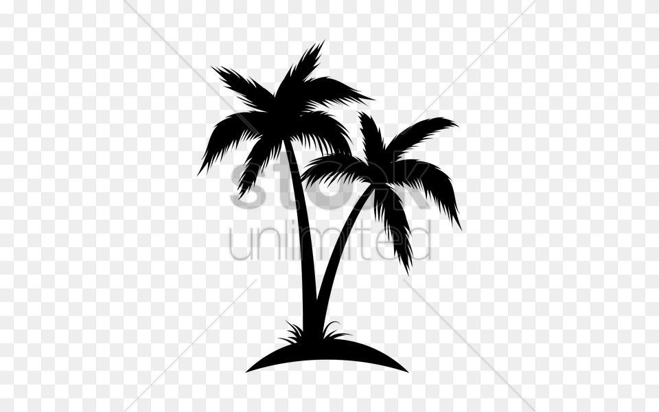 Silhouette Of Coconut Tree Vector, Lighting, Blade, Dagger, Knife Free Transparent Png