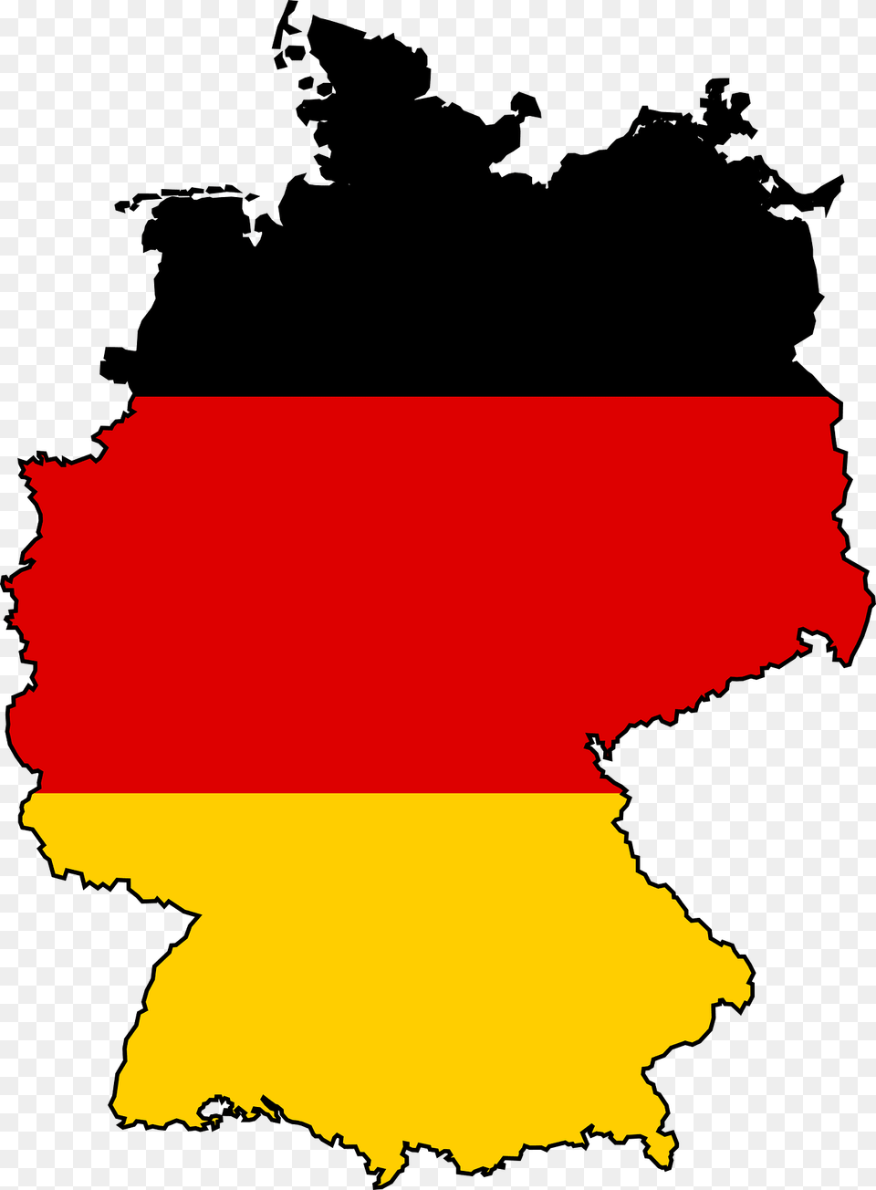 Silhouette Of Germany Clipart, Chart, Plot, Person, Map Free Transparent Png