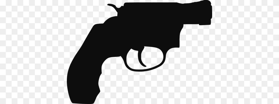 Silhouette Of Gun, Firearm, Handgun, Weapon, Baby Free Transparent Png