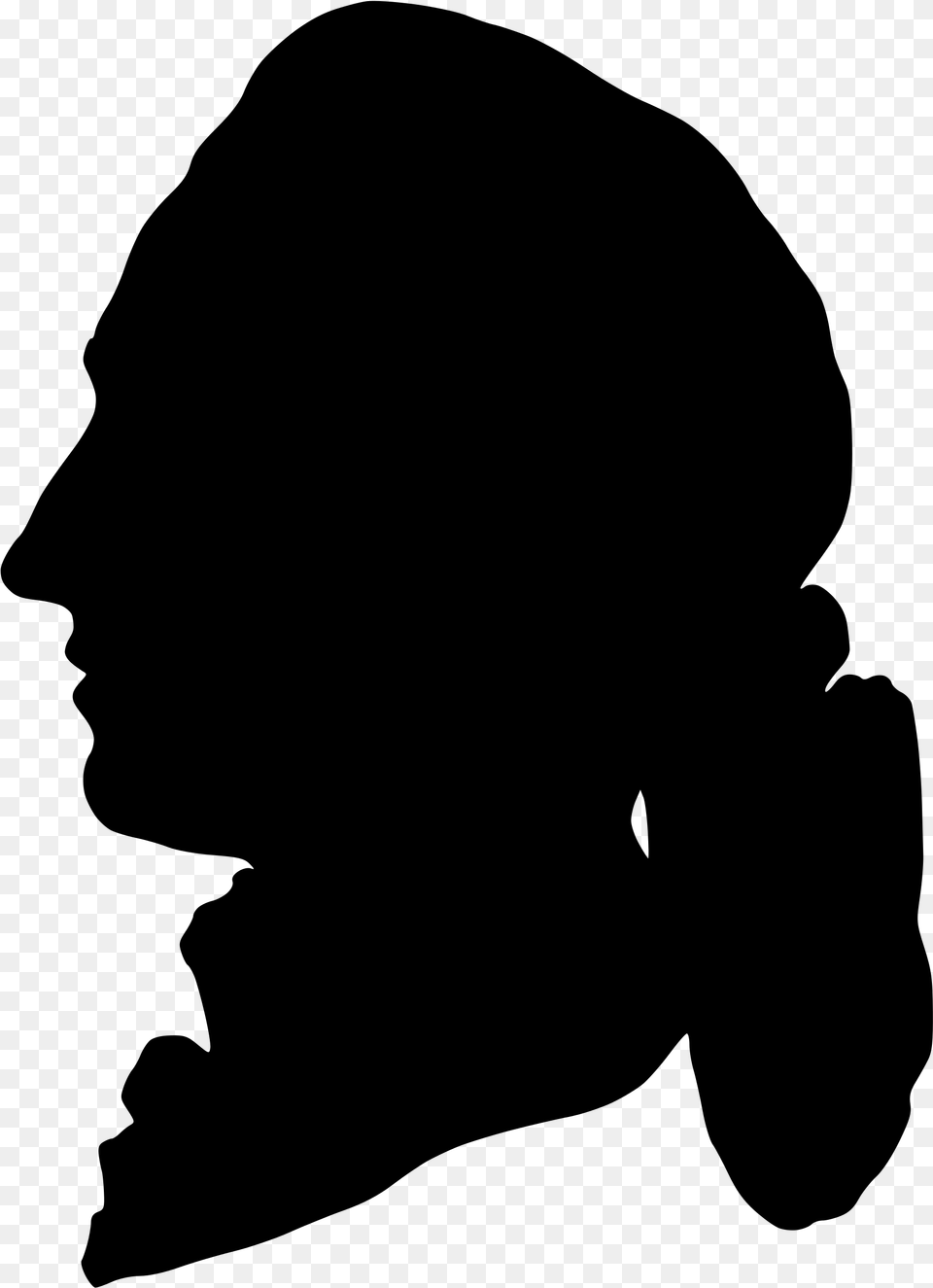 Silhouette Of Head 9 Buy Clip Art, Gray Free Png Download