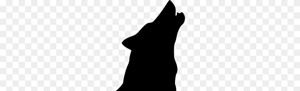 Silhouette Of Howling Wolf, Adult, Female, Person, Woman Free Png Download