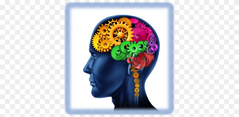 Silhouette Of Human Head With Gears In Brain Bajo Las Ruedas Book, Swimwear, Cap, Clothing, Hat Png