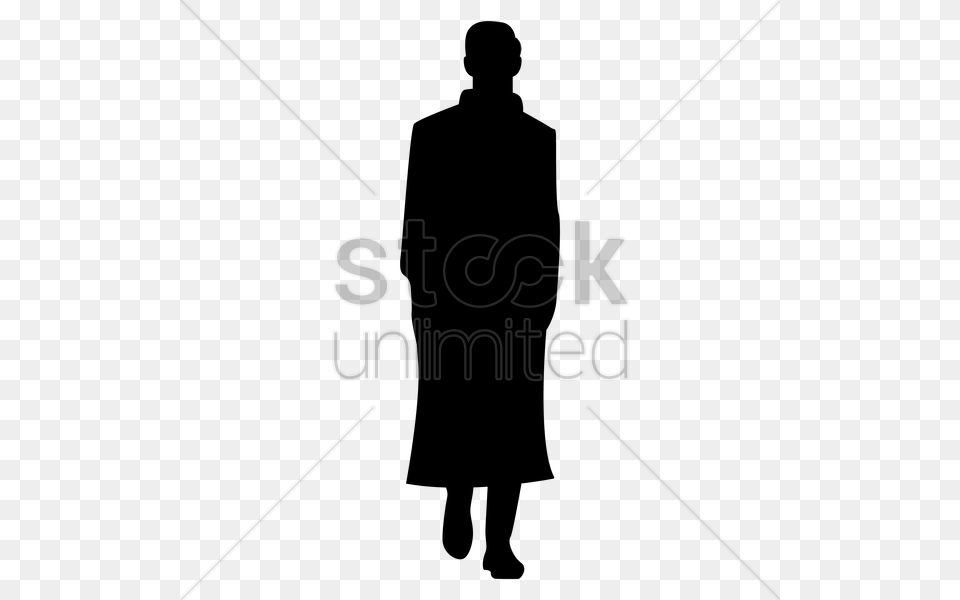 Silhouette Of Man Walking Vector Image, Lighting, Light, City Free Transparent Png