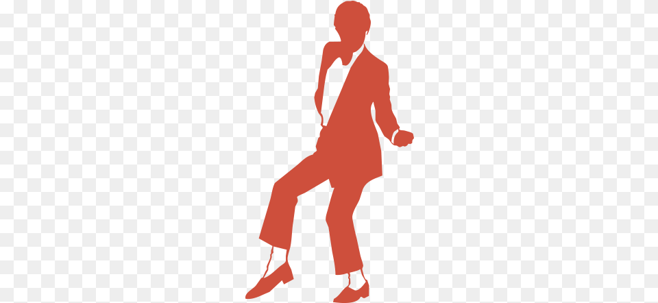 Silhouette Of Michael Jackson Michael Jackson Silhouette Red, Adult, Person, Man, Male Free Png Download
