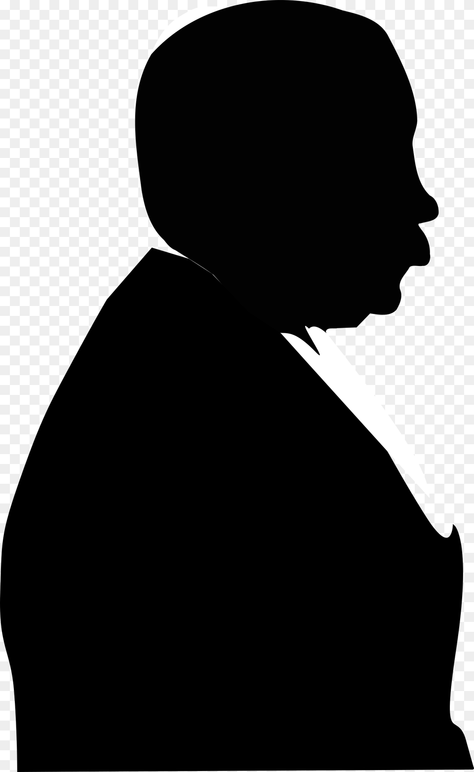 Silhouette Of Old Man, Blade, Dagger, Knife, Weapon Free Transparent Png