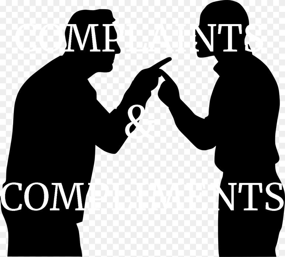 Silhouette Of People Arguing, Adult, Person, Man, Male Png