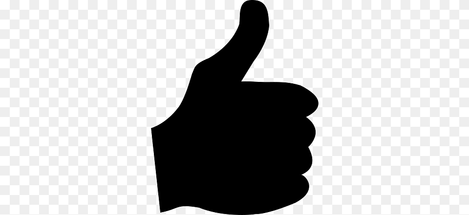 Silhouette Of Thumb Up, Body Part, Clothing, Finger, Glove Free Transparent Png