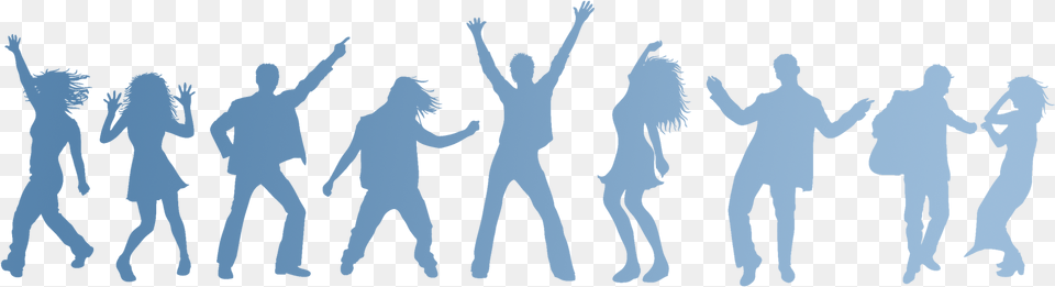Silhouette People Dancing Disco Dancing Silhouette, Person, Adult, Man, Male Png Image