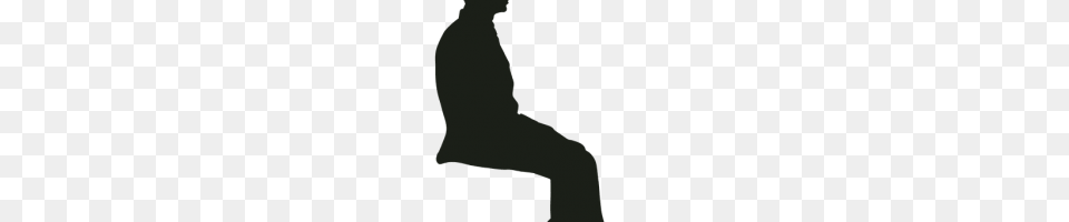 Silhouette People Sitting, Person Png Image