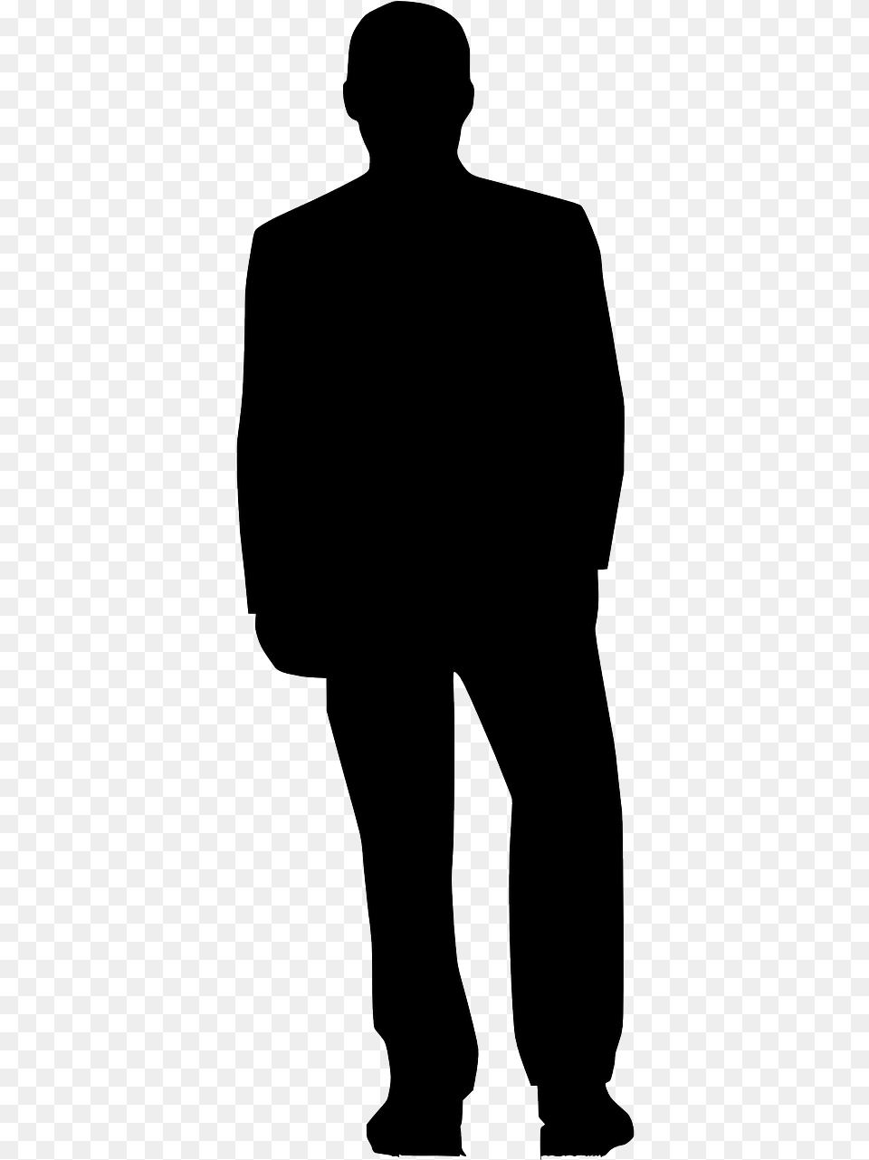 Silhouette People Standing Man Standing Clipart Silhouette, Adult, Male, Person, Head Free Transparent Png