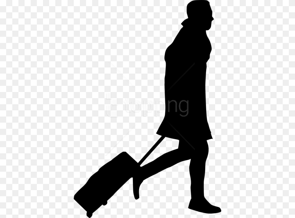 Silhouette People Walking People Silhouette, Person, Adult, Male, Man Png Image