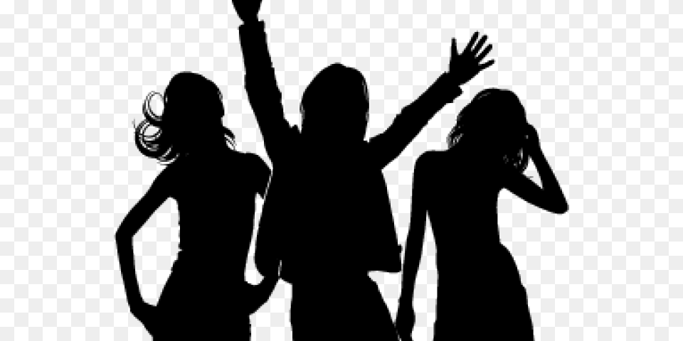 Silhouette Pictures Of Women Dancing Girls, Leisure Activities, Person, People, Body Part Free Png