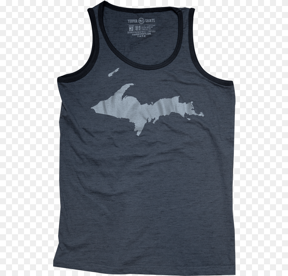 Silhouette Quot Charcoal Slub Tank Online Only Upper Peninsula Of Michigan, Clothing, Tank Top, Person Free Transparent Png
