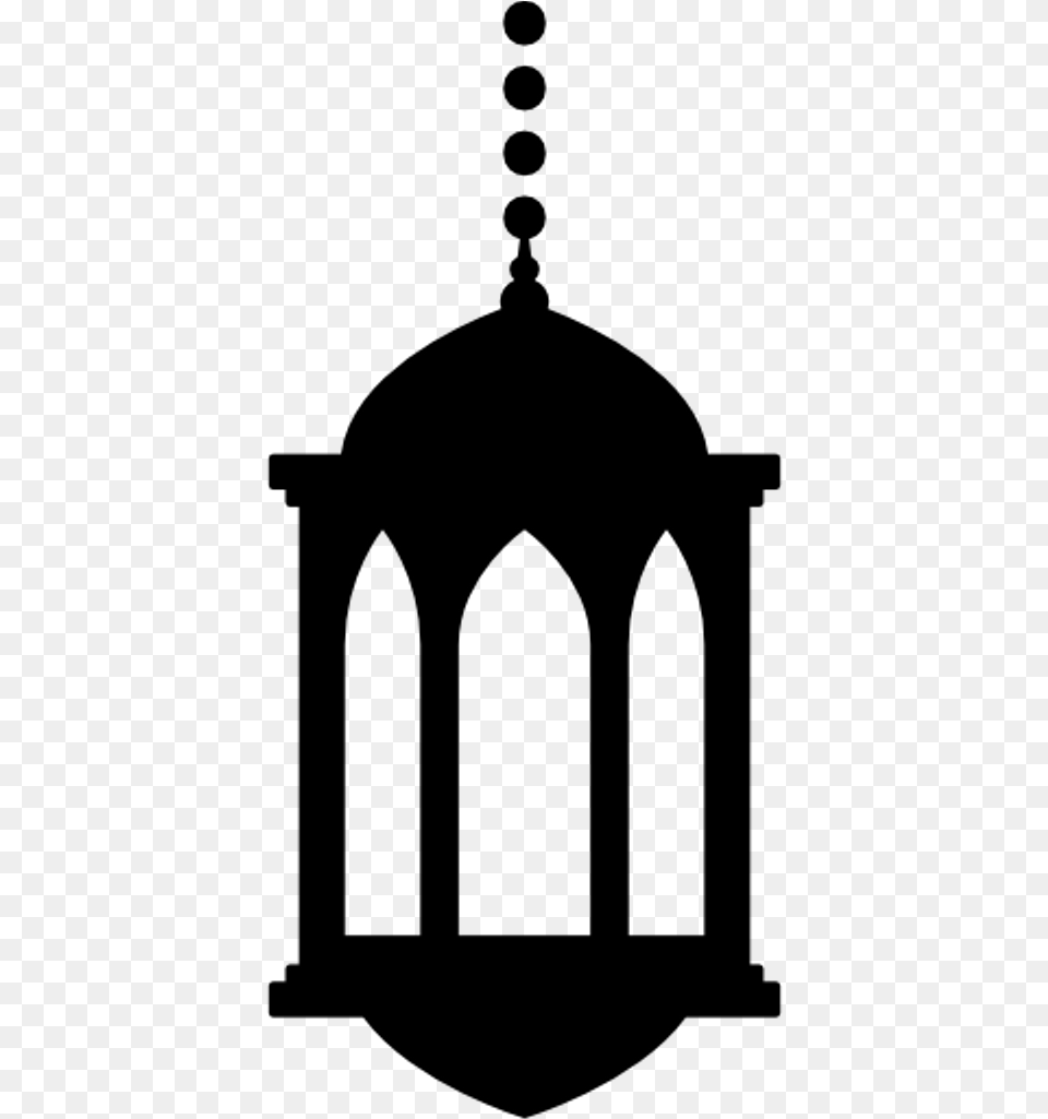 Silhouette Ramadan Lantern Clipart Download Ramadan Lantern Clipart, Gray Png Image
