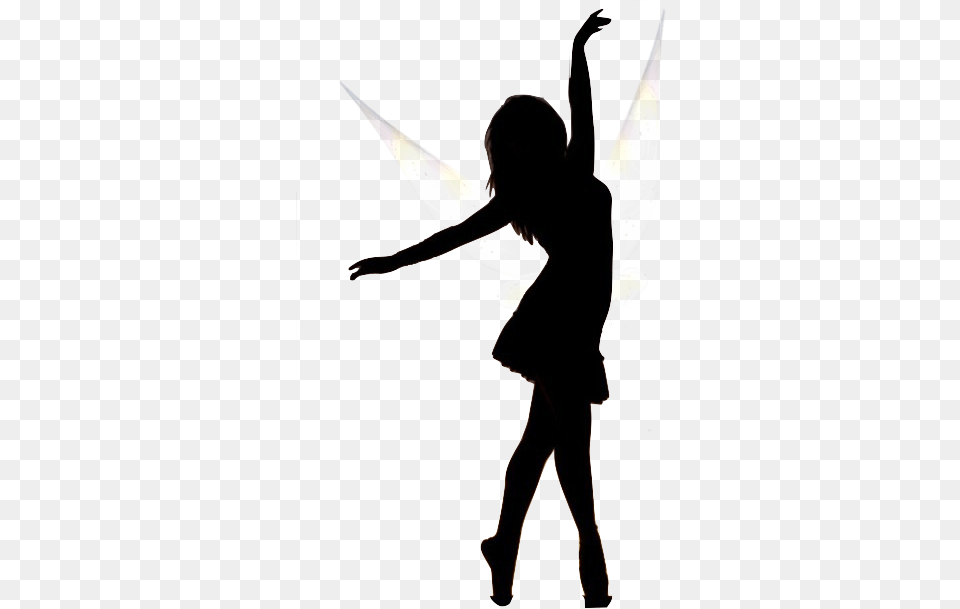 Silhouette Raven Dancing Girl Silhouette Transparent, Leisure Activities, Lighting, Person, Adult Free Png Download