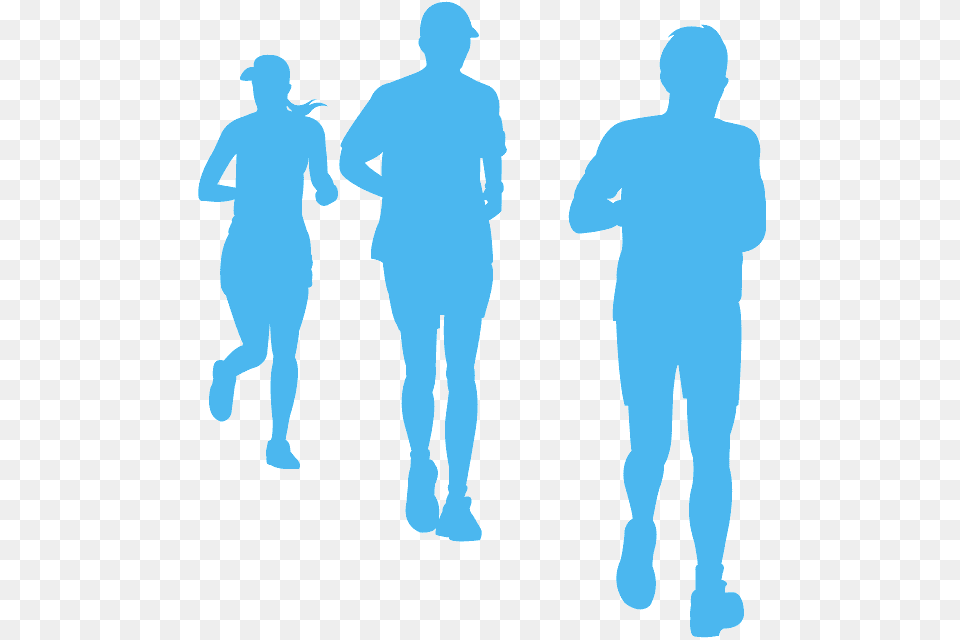 Silhouette Runner, Adult, Male, Man, Person Png