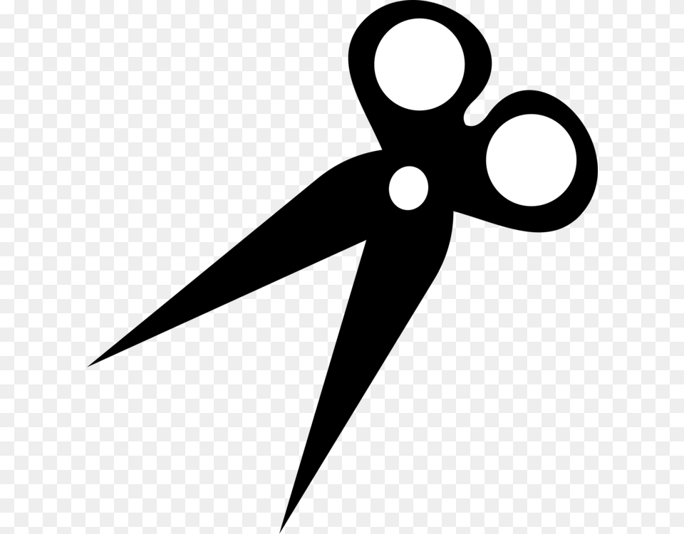 Silhouette Scissors Hair Cutting Shears Download, Lighting Free Png