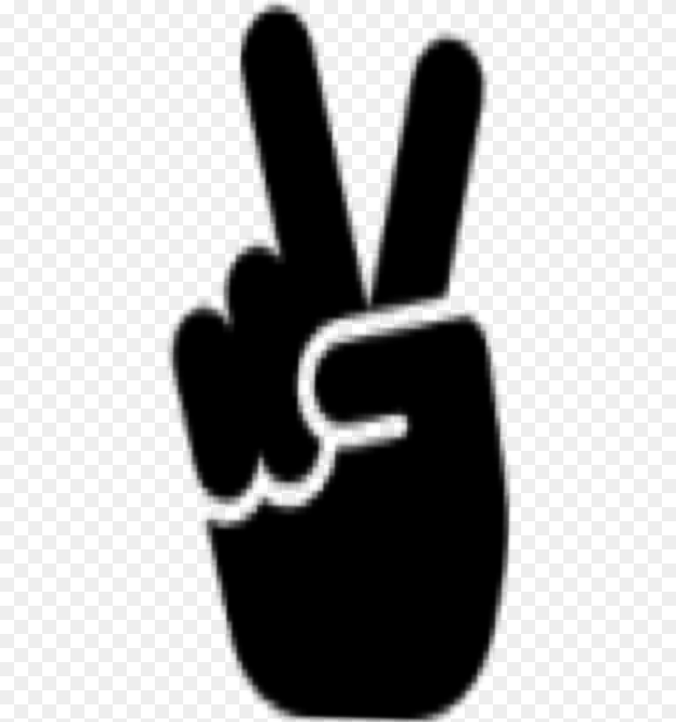 Silhouette Shadow Black Hand Peace Peacesign Monochrome, Gray Png Image