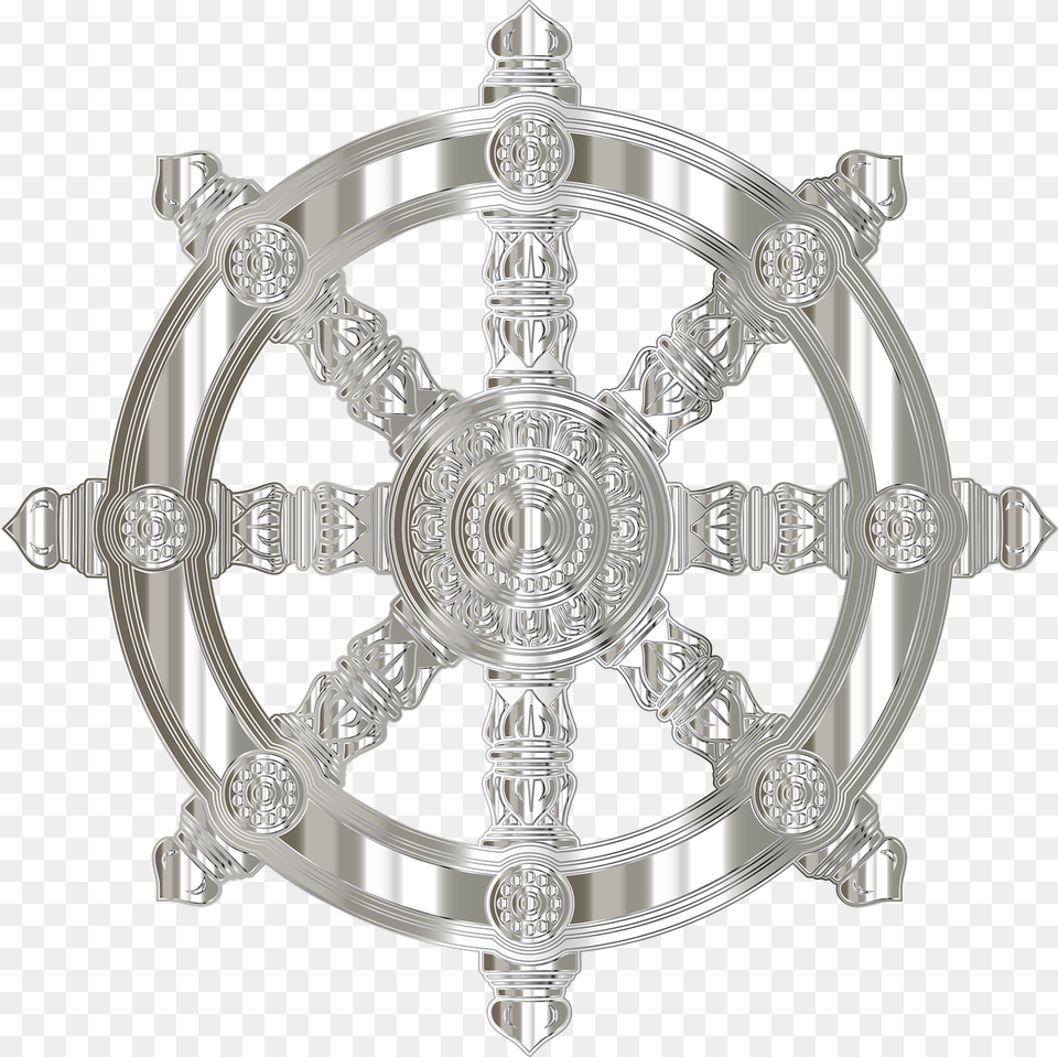 Silhouette Ship Wheel Clipart, Accessories, Cross, Symbol, Jewelry Png