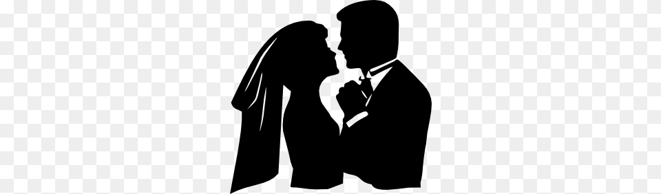 Silhouette Silhouette Bride, Formal Wear, Male, Adult, Person Png
