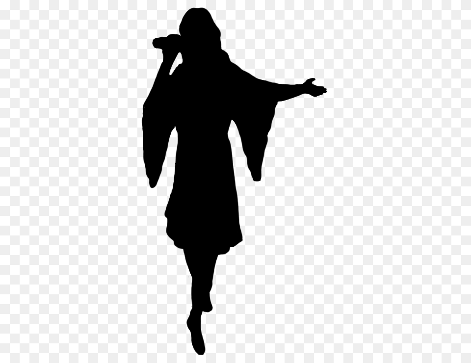 Silhouette Singing Cliparts, Dancing, Leisure Activities, Person Free Png Download