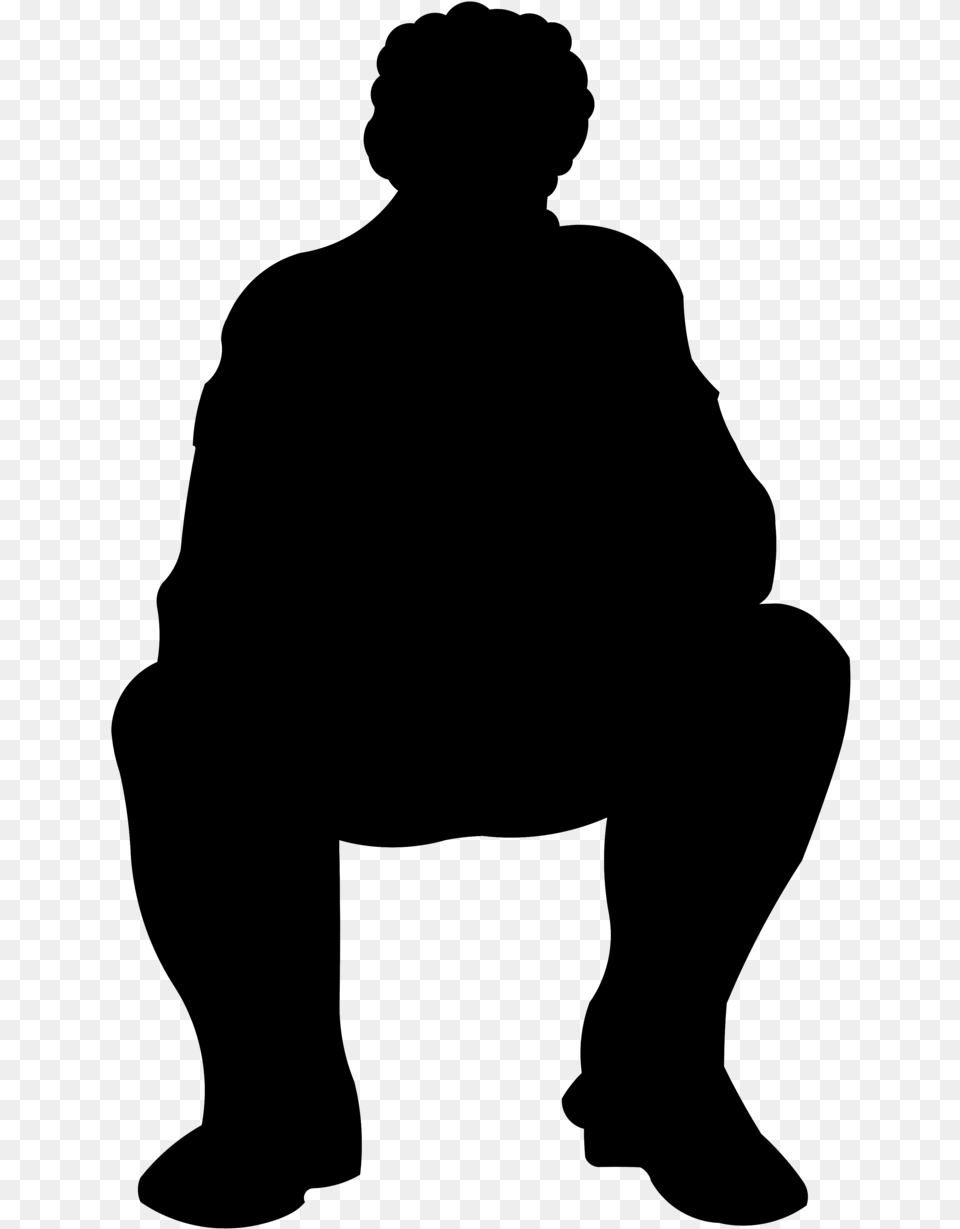 Silhouette Sitting Sitting Silhouette Man Sitting Sitting Silhouette Eating, Gray Free Png