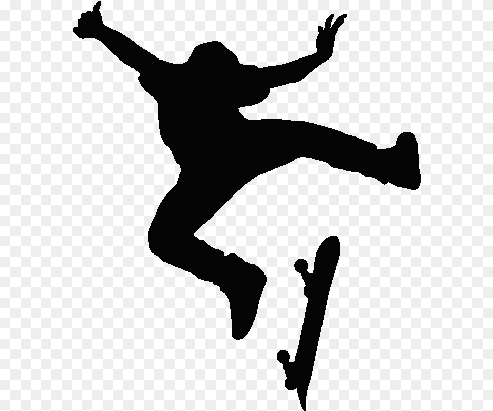 Silhouette Skateboard, Dancing, Leisure Activities, Person Free Png Download