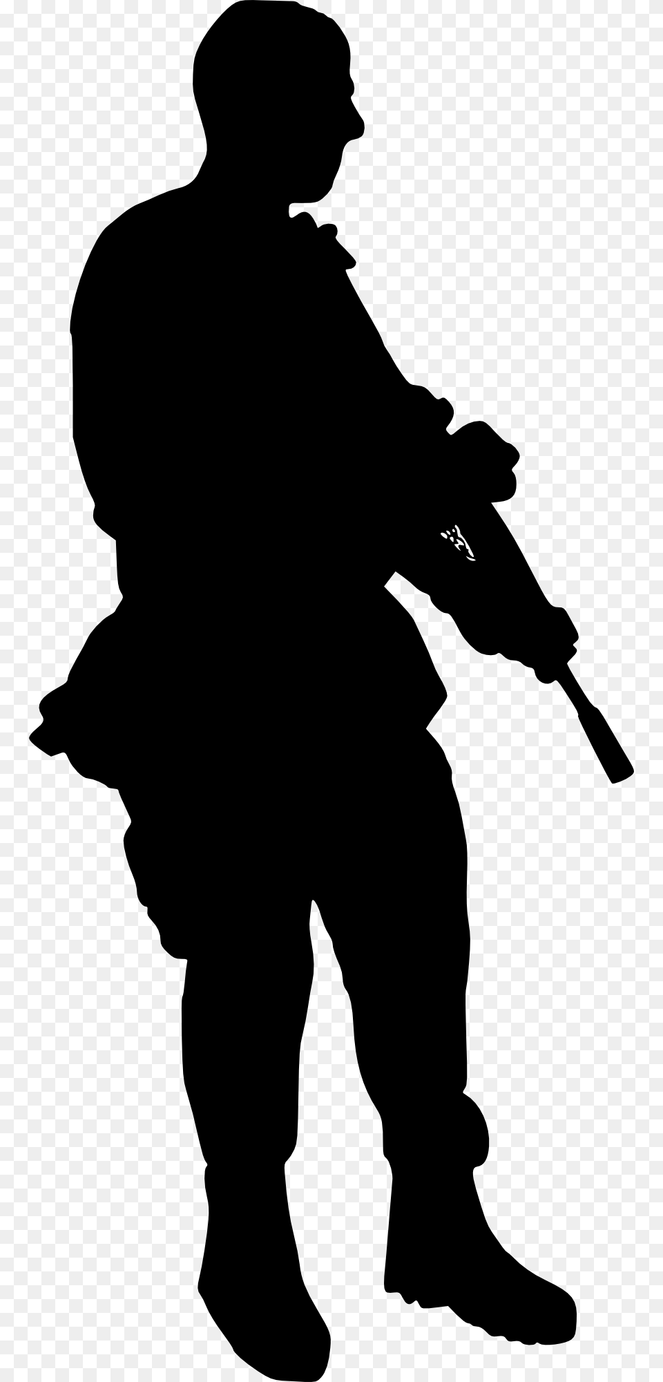 Silhouette Soldier, Adult, Male, Man, Person Free Png Download