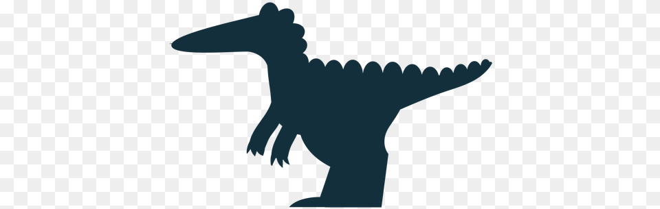 Silhouette Spinosaurus Dinosaur Cute Animal Figure, Reptile Free Png Download