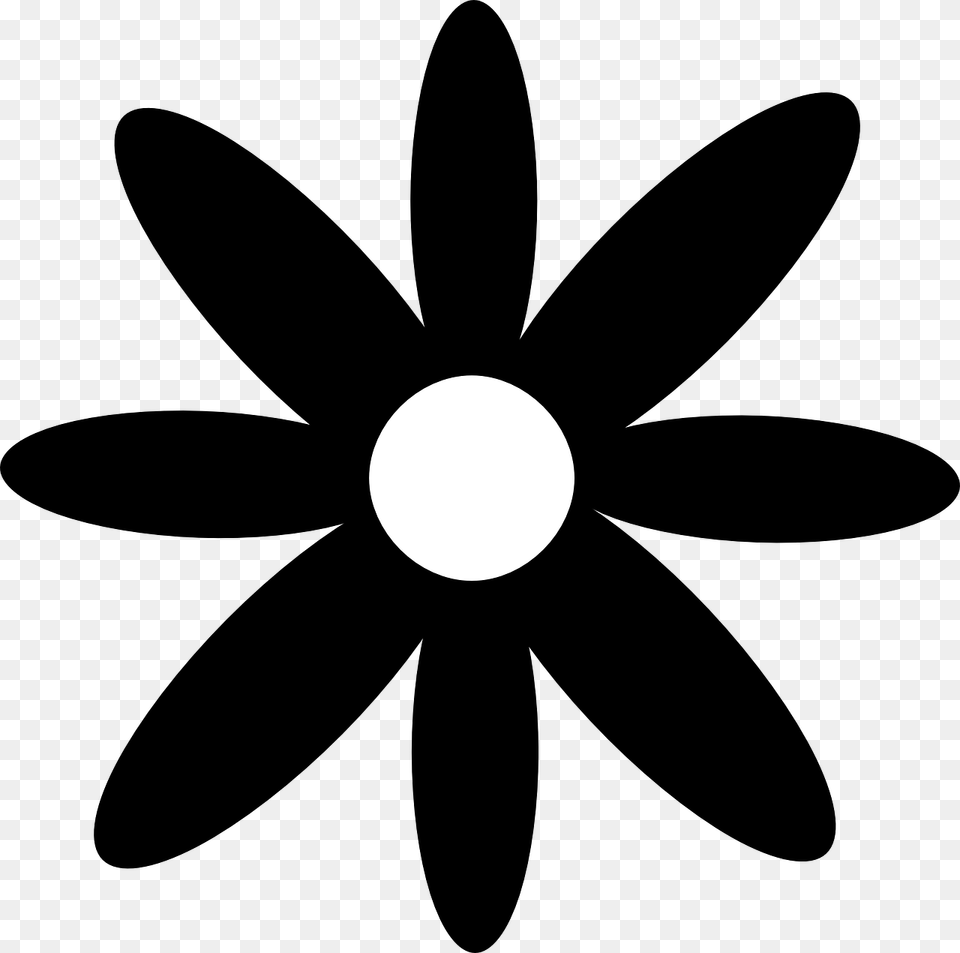 Silhouette Spring Daisy Flower Daisy Flower Silhouette, Nature, Night, Outdoors, Astronomy Free Png