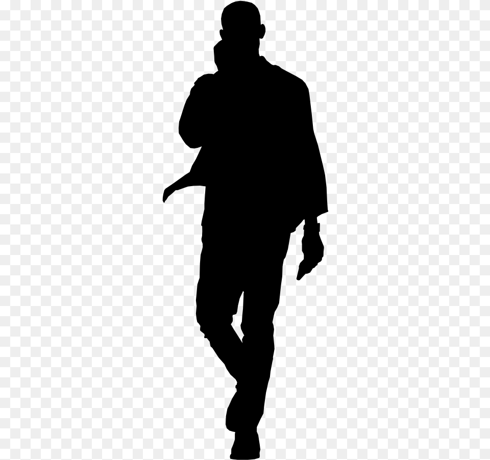 Silhouette Stock Footage Clip Art Rendering People For Photoshop, Gray Png