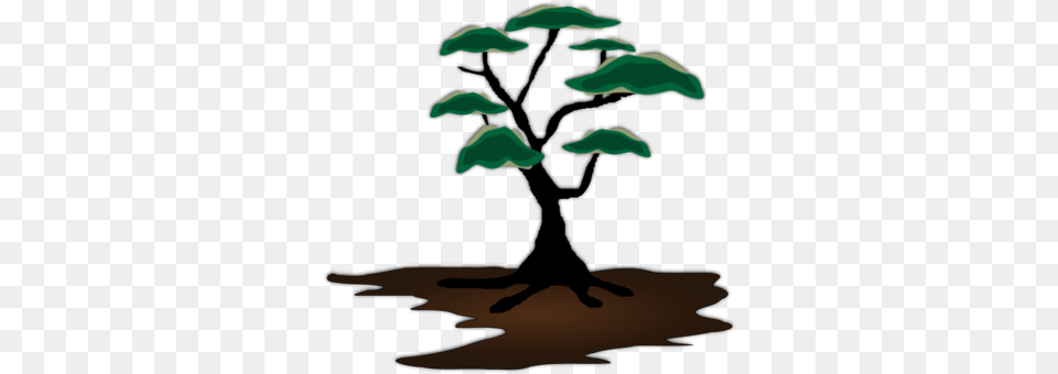 Silhouette Tree Drawing Oak Root, Electronics, Hardware Free Png