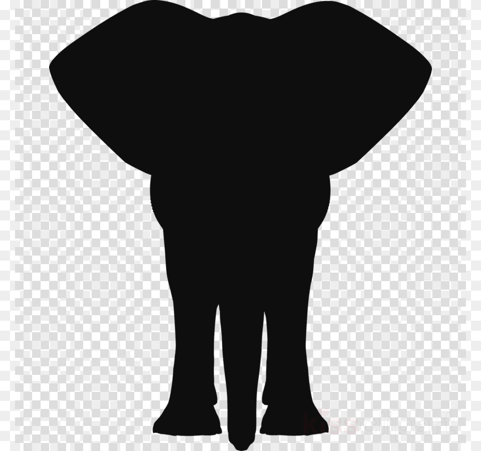 Silhouette Vector Elephant Clipart African Elephant Clip Art, Adult, Male, Man, Person Free Transparent Png