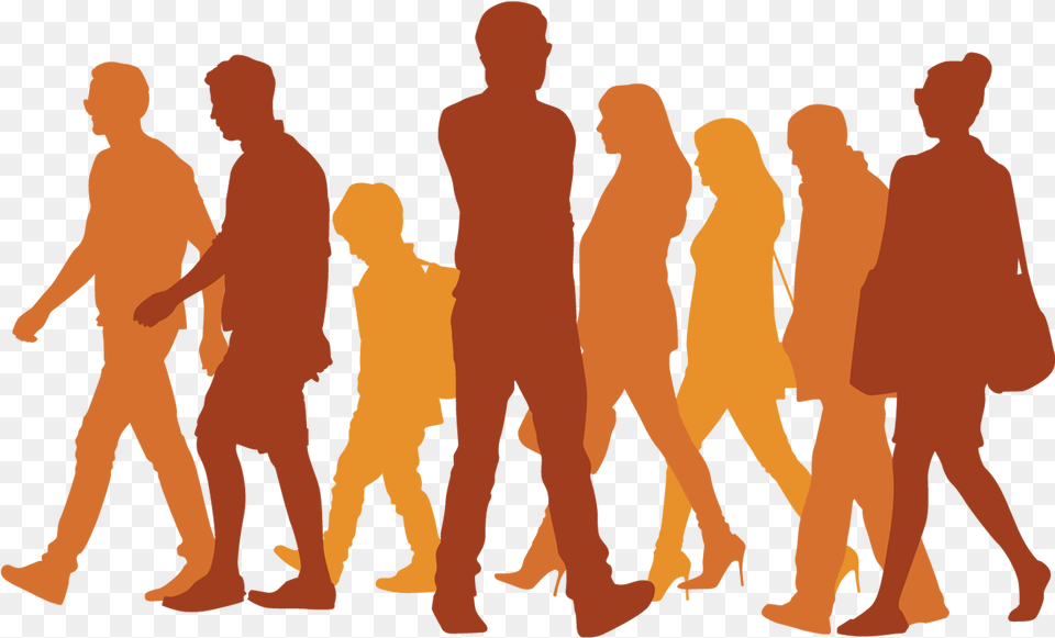 Silhouette Walking Icon Character Bios, Adult, Man, Male, Person Free Png Download