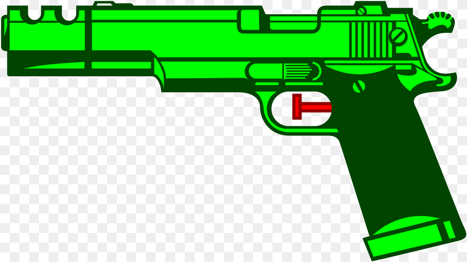 Silhouette Water Gun Gun Clip Art, Firearm, Handgun, Weapon Png