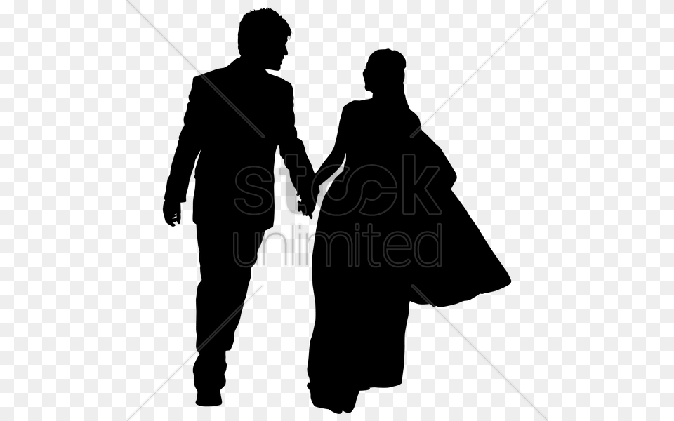 Silhouette Wedding Couple Clipart Wedding Silhouette Wedding Couple Vector, Lighting, Light, City Free Png Download