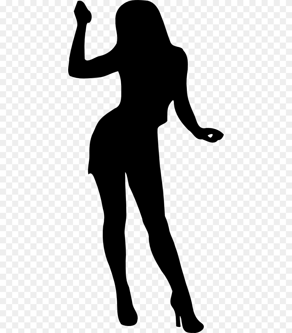 Silhouette Woman Clip Art, Adult, Female, Person, Stencil Png Image