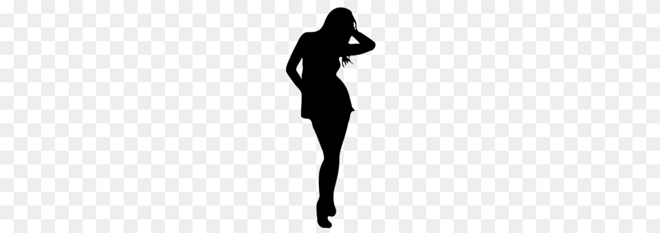 Silhouette Woman Female Drawing Sitting, Gray Png Image