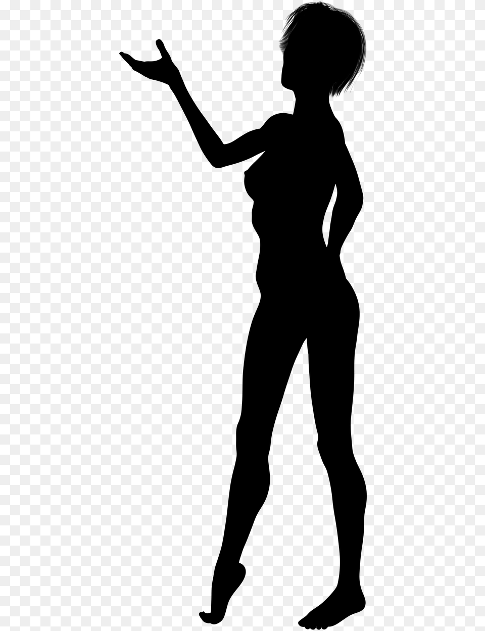 Silhouette Woman Photography Silhouette, Gray Free Png