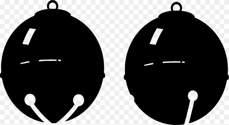 Silhouettemonochrome Photographyblack Clipart Jingle Bell Black And White, Gray Png